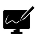 graphic designer and web design studio tool logo free vector
